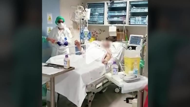داخل مستشفى إيطالي في الخط الأمامي لمحاربة فيروس كورونا المستجد داخل مستشفى إيطالي في الخط الأمامي لمحاربة فيروس كورونا المستجد