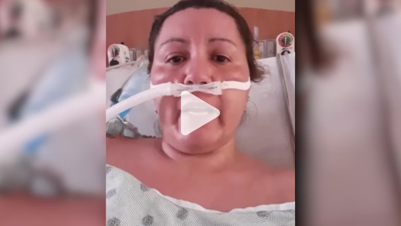 مصابة بفيروس كورونا تقدم نداء عاجلا وهي تكافح للتنفس قبل وفاتها مصابة بفيروس كورونا تقدم نداء عاجلا وهي تكافح للتنفس قبل وفاتها