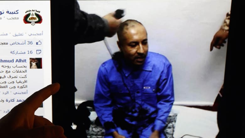 ليبيا: الساعدي القذافي "يعتذر" ويطلب "الصفح" ومحاكمته قريبا