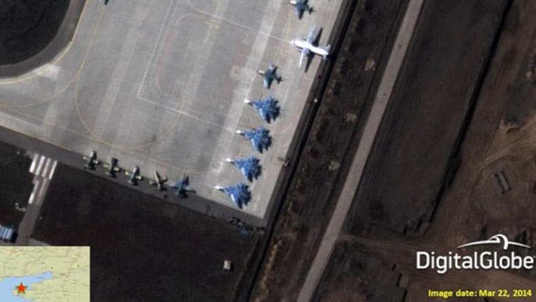 طائرات روسية مقاتلة قرب حدود أوكرانيا