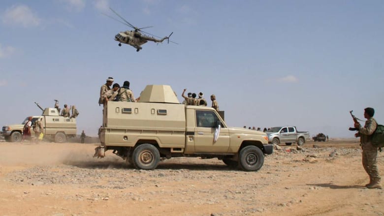 مختلف صنوف الأسلحة في الجيش اليمني اشتركت في الحملة على القاعدة