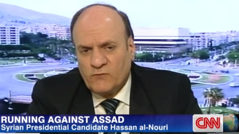 المرشح الرئاسي حسان النوري لـCNN: أتمنى رحيل الأسد.. لكني أؤيد مكافحته للإرهاب