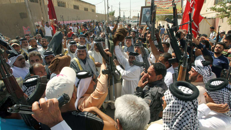 متطوعون في بغداد للقتال إلى جانب القوات الحكومية
