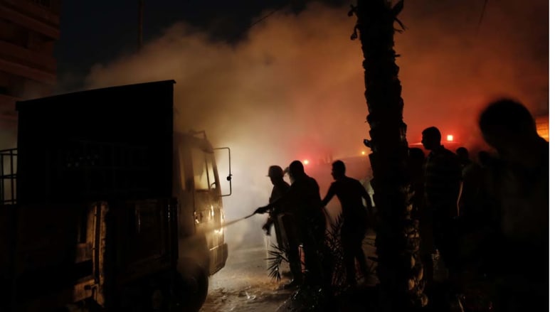 غارات على غزة وصواريخ على إسرائيل بعد الإعلان في القاهرة عن هدنة لـ 5 أيام 
