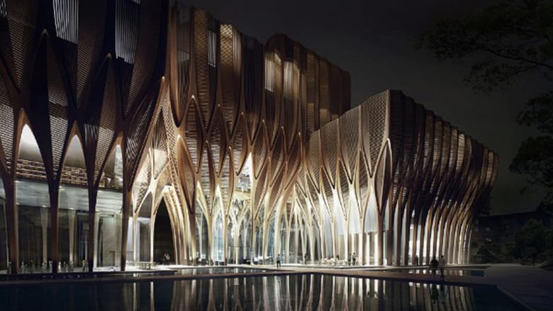 المصممة المعمارية زها حديد تقدم مفهوماً جديداً للنصب التذكارية في كمبوديا