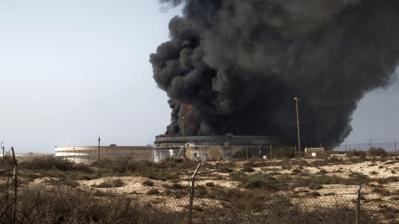 بالصور... حرائق النفط في ليبيا منذ 2011 من راس لانوف إلى السدرة