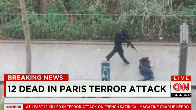 بالصور.. هجوم على صحيفة تشارلي إيبدو الفرنسية في باريس