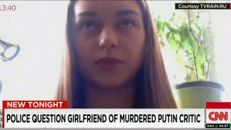 بالصور.. الأوكرانية آنيا صديقة المعارض الروسي نيمتسوف والتي كانت برفقته لحظة قتله
