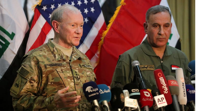 الجنرال ديمبسي: الحرب على داعش عراقية والتدخل البري الأمريكي يجب أن يكون بطلب من الحكومة