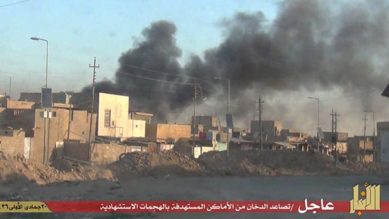 بالصور.. داعش ينشر مشاهدا لهجومه على الرمادي بالأنبار