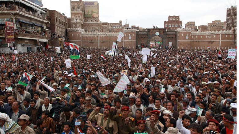 مظاهر من صنعاء بعد "عاصفة الحزم"