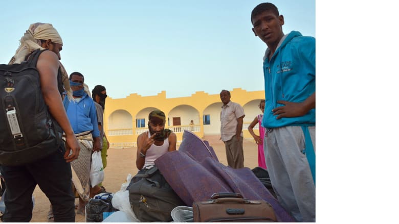 لاجئون يمنيون في جيبوتي