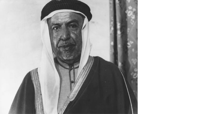 الشيخ عبدالله السالم الصباح، حاكم الكويت  من 1950 إلى 1965 في بداية عهد الاستقلال