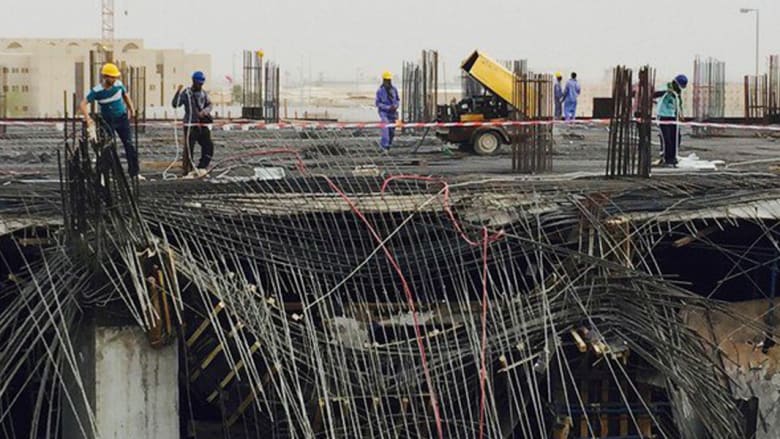 بالصور.. انهيار مبنى بجامعة القصيم بالسعودية يثير ضجة على تويتر