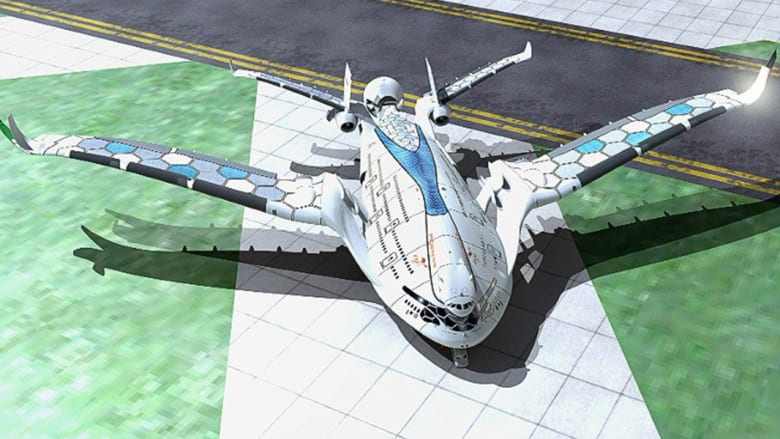 شكل التصميم الخارجي لطائرة "بروغريس إيغل"