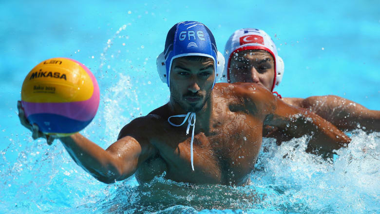 لعبة الكرة المائية  بدورة الألعاب الأوروبية 2015 المقامة في مدينة باكو