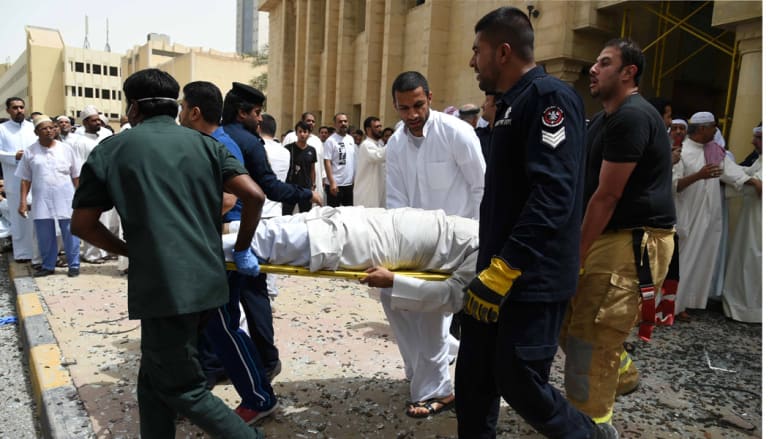 تفجير مسجد للشيعة في الكويت