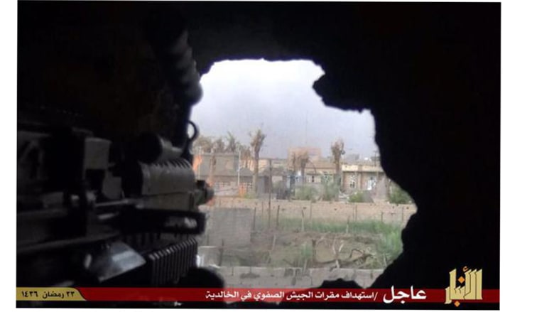 صورة من "داعش" لاستعدادات "وغنائم" معركة الخالدية