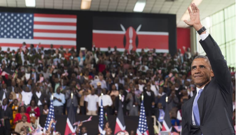 أوباما في كينيا 