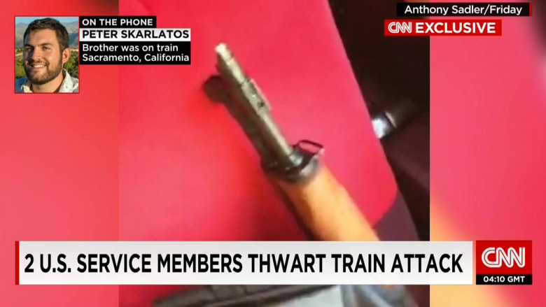 بالصور.. محاولة ارتكاب "مذبحة" على قطار فرنسي.. والمسلح إسلامي متشدد يشتبه بصلته مع داعش
