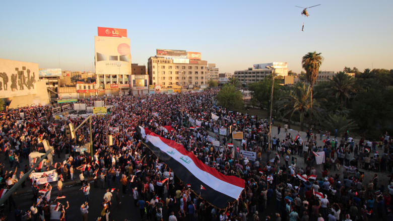 بالصور.. مسيرات مؤيدة لرئيس وزراء العراق وخطط الإصلاح