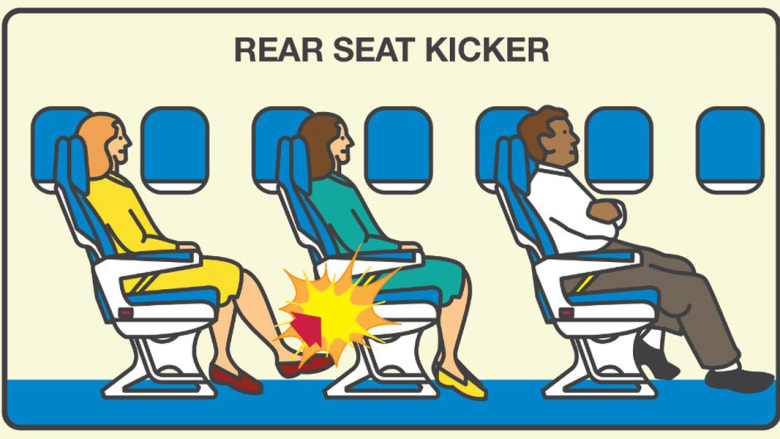 ما هي تصرفات الركاب الأكثر إزعاجاً على متن الطائرة؟