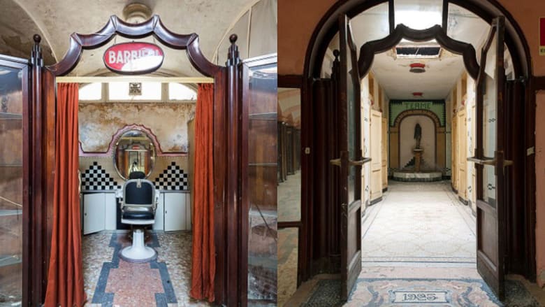 رحلة داخل حمامات ميلانو السرية..حلاقة وتقليم أظافر واسترخاء في أحواض استحمام راقية