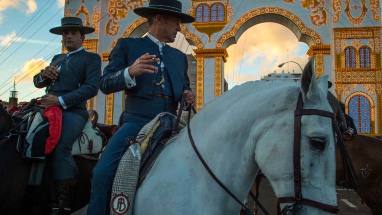 خيول وثيران ونساء يرقصن بأزياء خاصة.. عودة مهرجان الفلامنكو في إسبانيا من جديد - فيديو