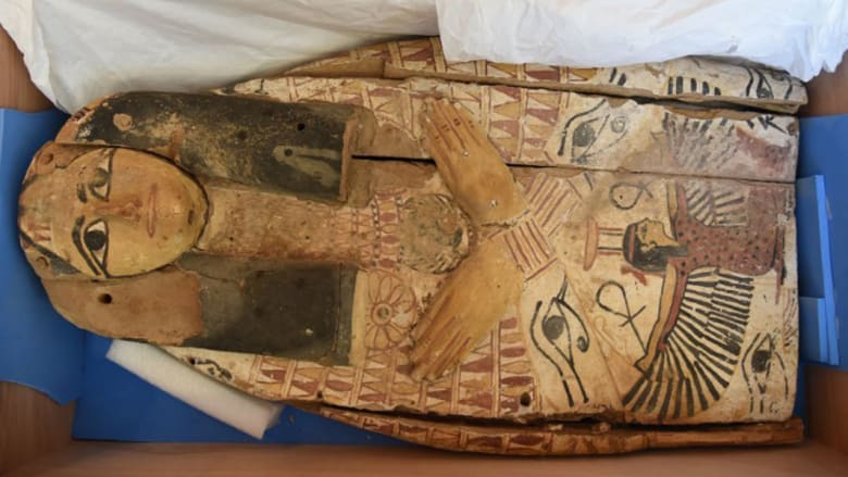السلطات المصرية تستعيد غطائين حجريين فرعونيين من اسرائيل