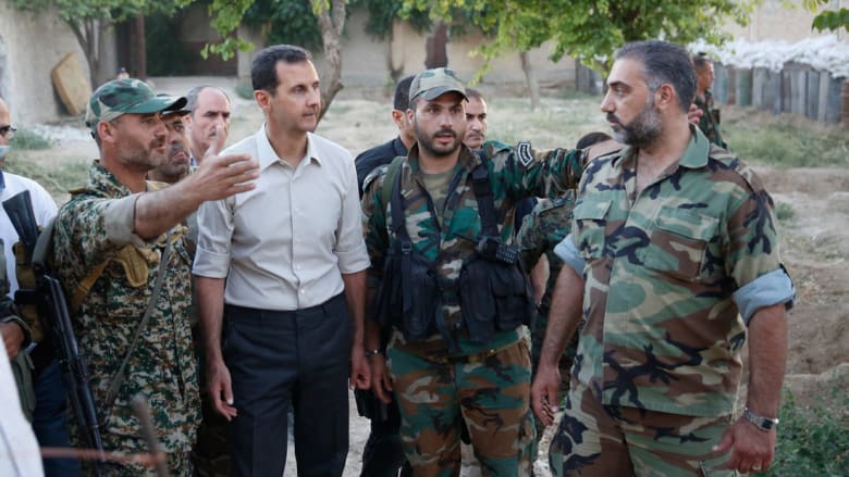 جولة ‏الأسد‬ على النقاط المتقدّمة بالخطوط الأمامية في مزارع بلدة ‫‏مرج السلطان‬