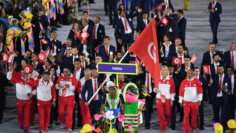 الأعلام العربية تزين افتتاح الأولمبياد