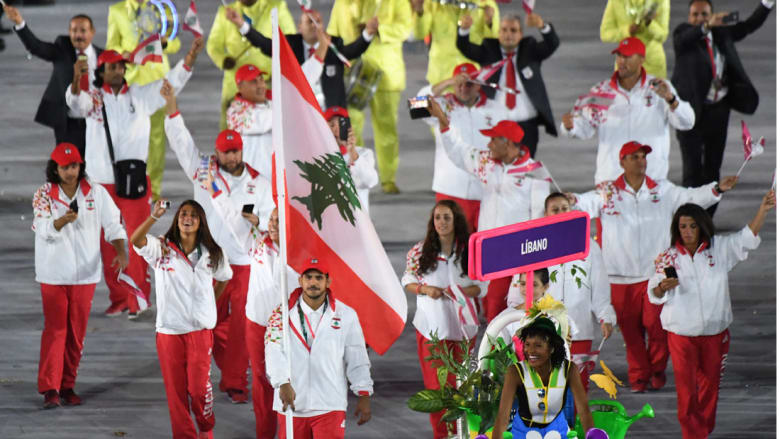 الأعلام العربية تزين افتتاح الأولمبياد