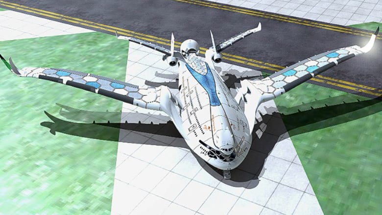 بالصور.. هل هذه طائرة المستقبل؟