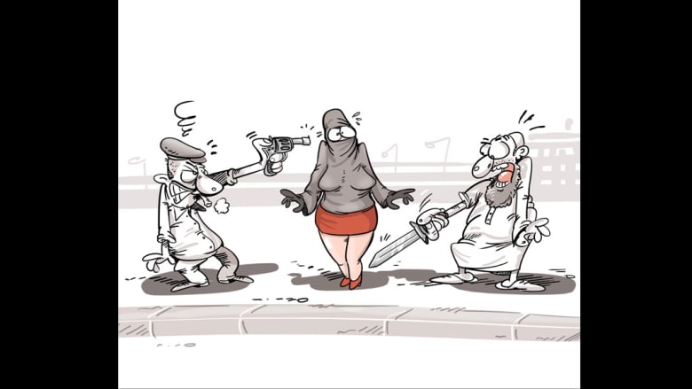 كيف يرى رسامو الكاريكاتير في الشرق الأوسط وضع المرأة العربية؟ بالصور أعمال قدموها لـ CNN بالعربية