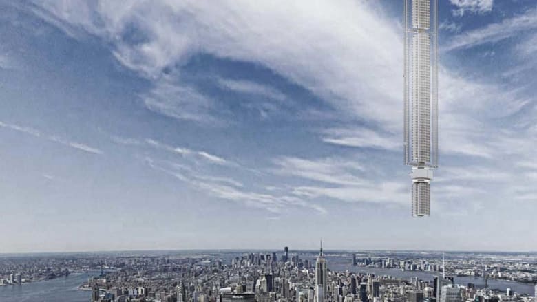 آخر صيحات العمارة: برج معلق بكويكب بالسماء.. في دبي!