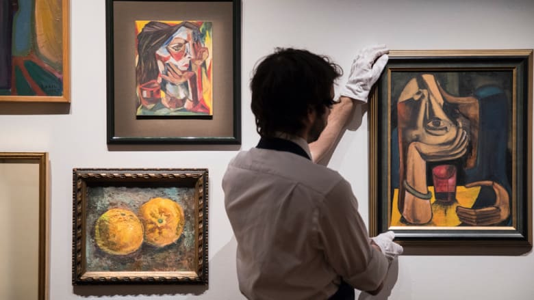 أعمال لمستشرقين وفنانين عرب تتباهى في معرض لسوثبي بلندن 