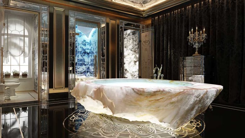 أحواض استحمام بمليون دولار.. داخل فلل "22 قيراط" في دبي