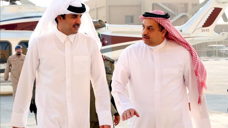 بالصور.. أمير قطر يتفقد القوات الجوية الأميرية بالعديد