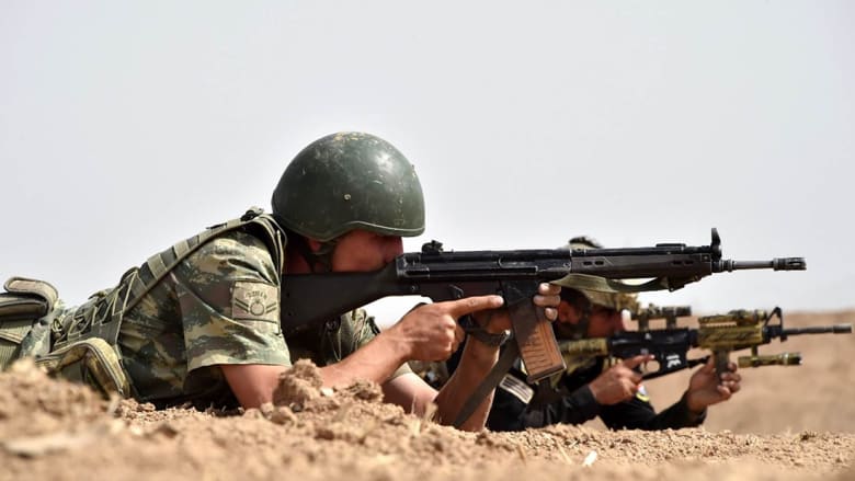 بالصور.. مناورات عسكرية عراقية تركية على الحدود بعد استفتاء كردستان
