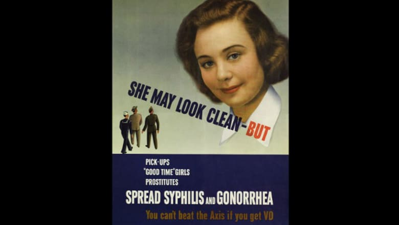 هذه الملصقات المغرية..هل حمت الجنود الأمريكيين من الأمراض الجنسية خلال الحرب العالمية الثانية؟ 