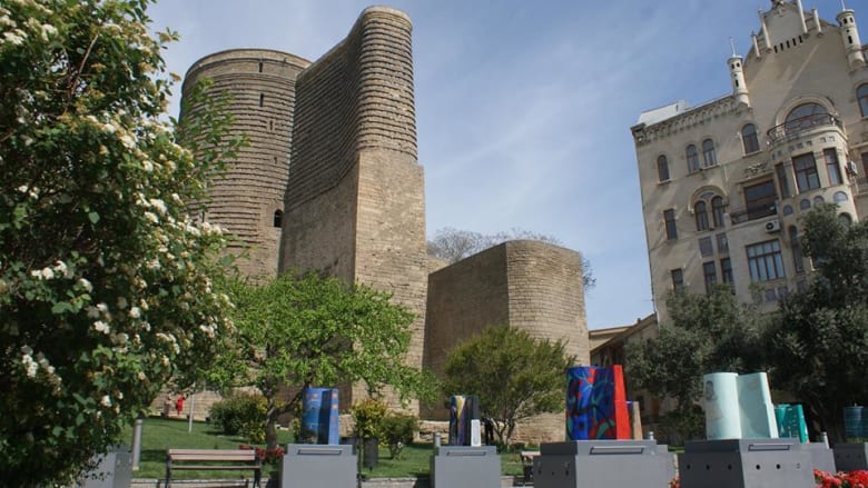 برج العذراء في أذربيجان.