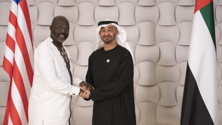 بعد أن كان محترفا في الجزيرة.. جورج وياه يزور الإمارات كرئيس ليبيريا