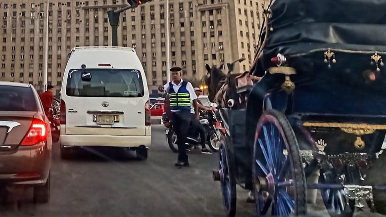 صورة أرشيفية لرجل أمن مصري في القاهرة العام 2019