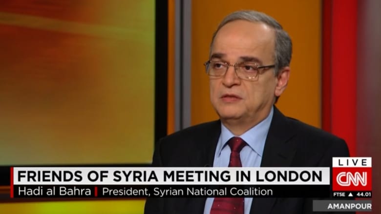 رئيس المعارضة السورية لـCNN: بدء تدريب قوات المعارضة المعتدلة لن يكون قبل فبراير المقبل