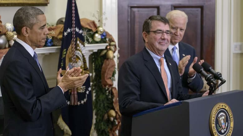 وزير الدفاع الأمريكي تشاك هاغل يتغيب عن حفل ترشيح خليفته في البيت الأبيض
