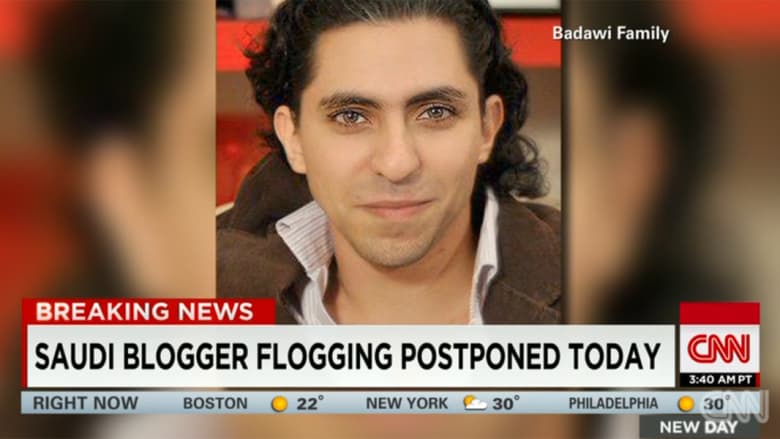 مصدر مقرب من العائلة: المدون السعودي رائف بدوي لم يُجلد الجمعة بحسب ما كان مجدولا الجمعة