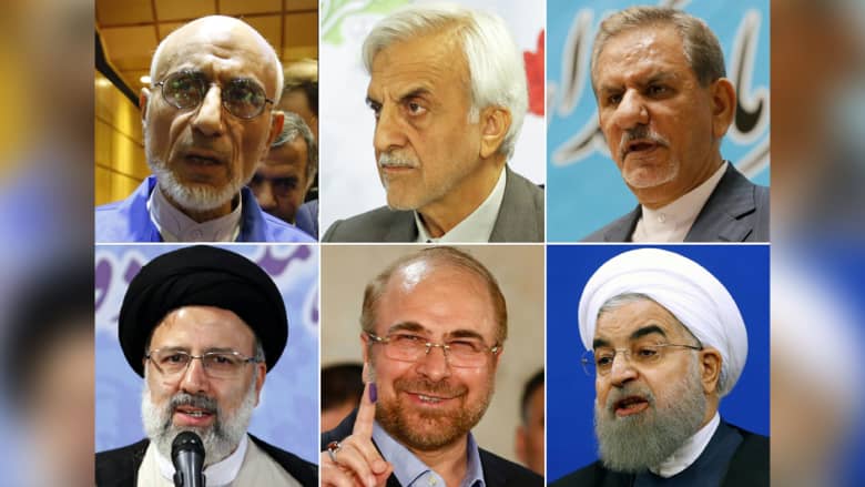 تعرّف على المرشحين الستة لانتخابات الرئاسة في إيران 