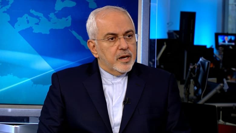 ظريف لـCNN: حشد تحالف مضاد لإيران وعزل قطر سياسة خاطئة