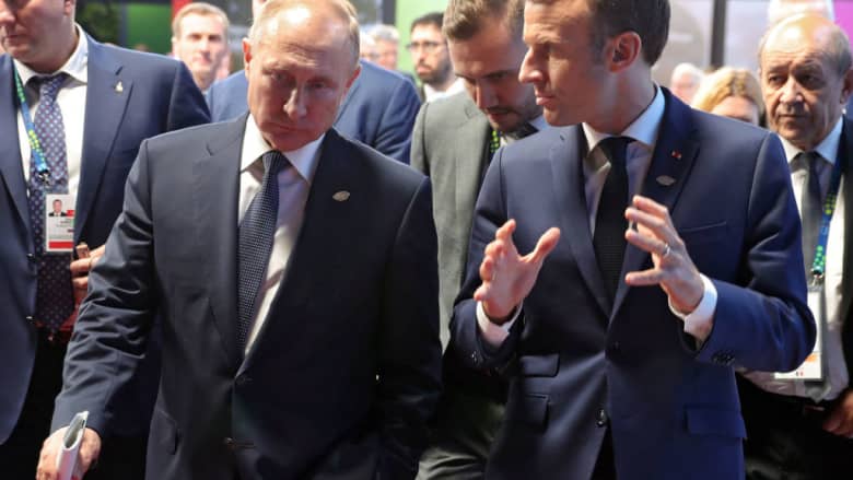 ماكرون في مكالمة مع بوتين: محاربة الإرهاب في سوريا أولوية فرنسية