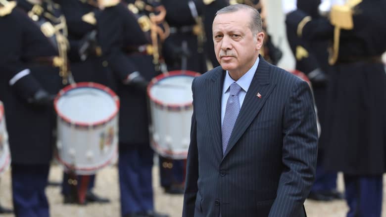 صورة أرشيفية للرئيس التركي رجب طيب اردوغان العام 2018